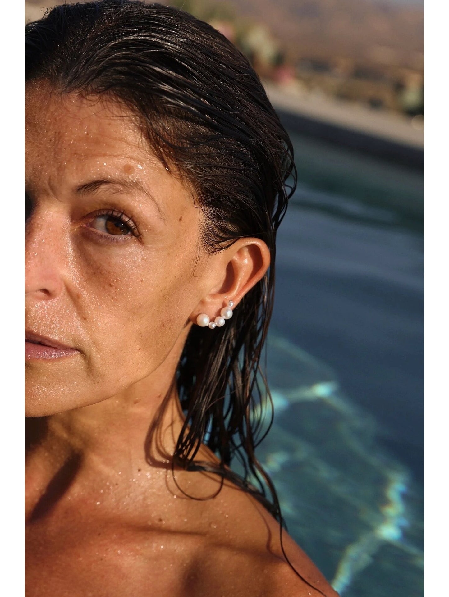 Pērļu auskari – klasiskā elegance