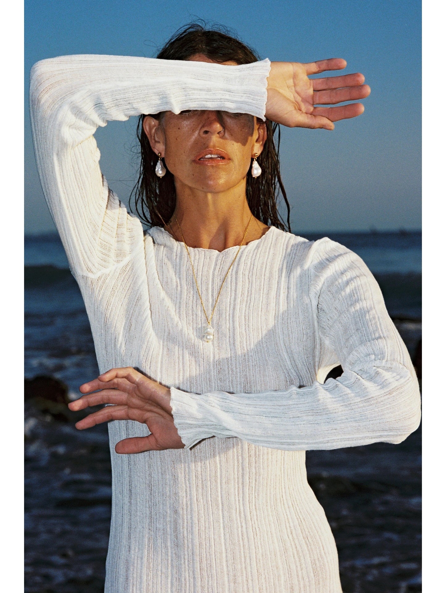 Kabantie baroka pērļu auskari – klasika