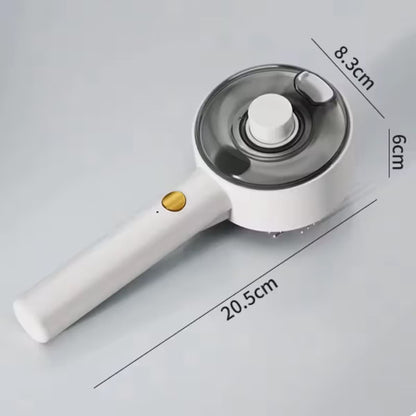 Pet Steamer Pro – Antibacterial Grooming Brush with Mist & Massage Function