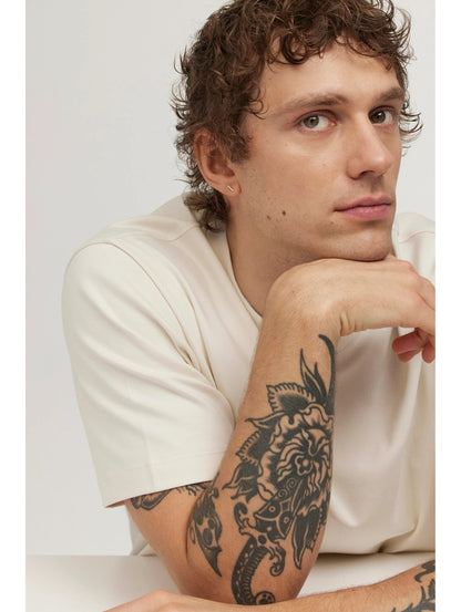 Abstrakts sudraba nots formas auskars – 6 mm