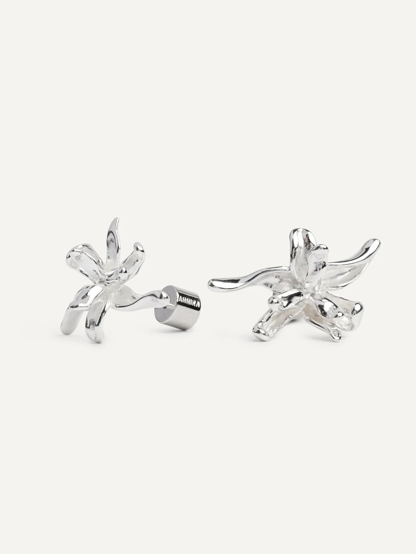 Sterling Silver Fiorella Earrings – Elegant Floral Design