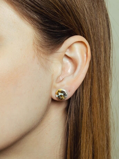 Porcelāna auskari Leola – mākslinieciska elegance