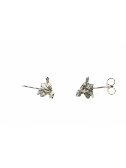 Sterling Silver Deer Earrings – Nature Inspired Jewelry