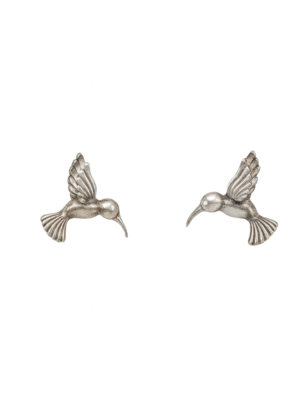 Sterling Silver Hummingbird Earrings – Nature Inspired Design