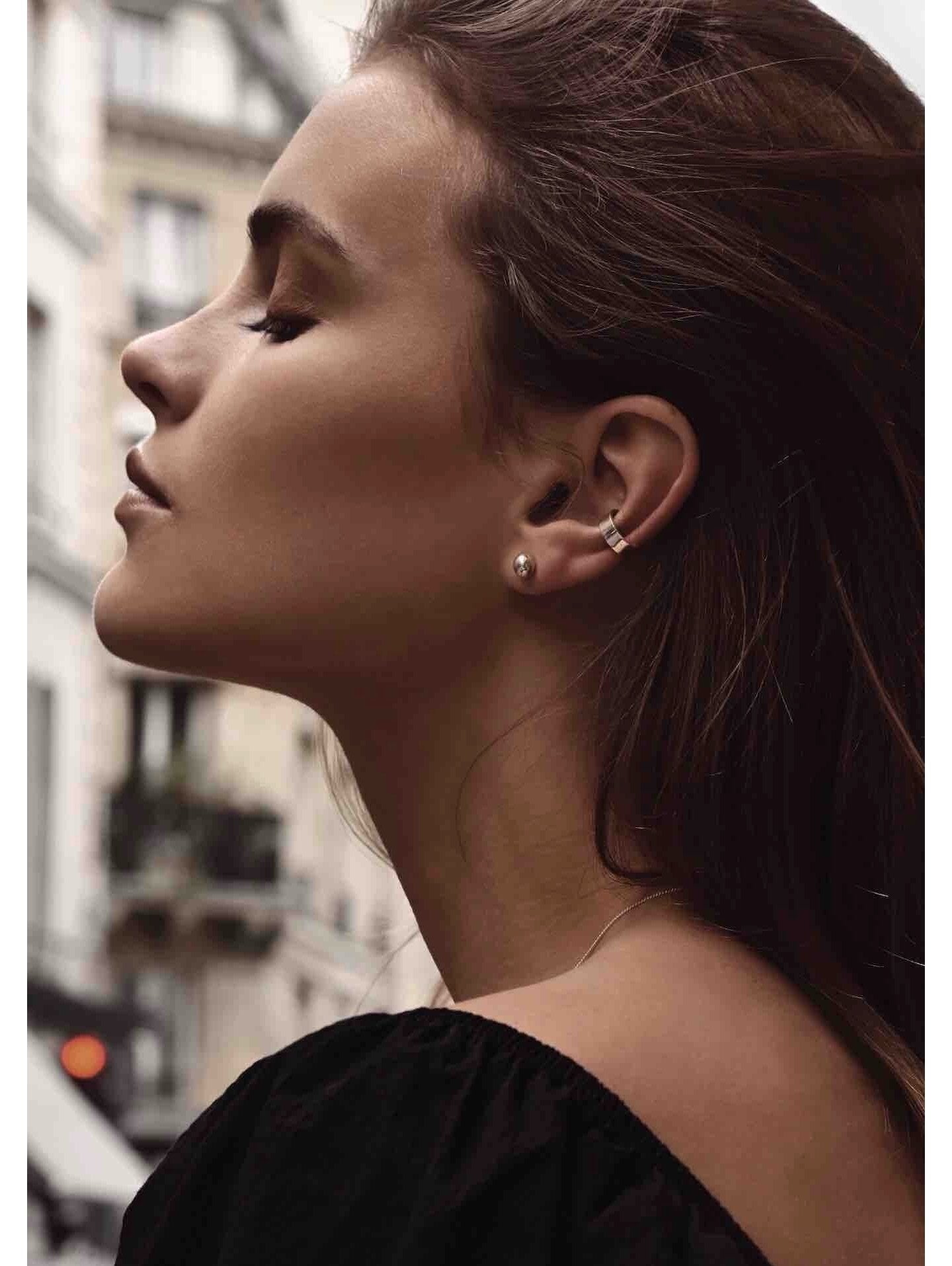 Suured Bubble hõbedased kõrvarõngad – efektne statement-stiil