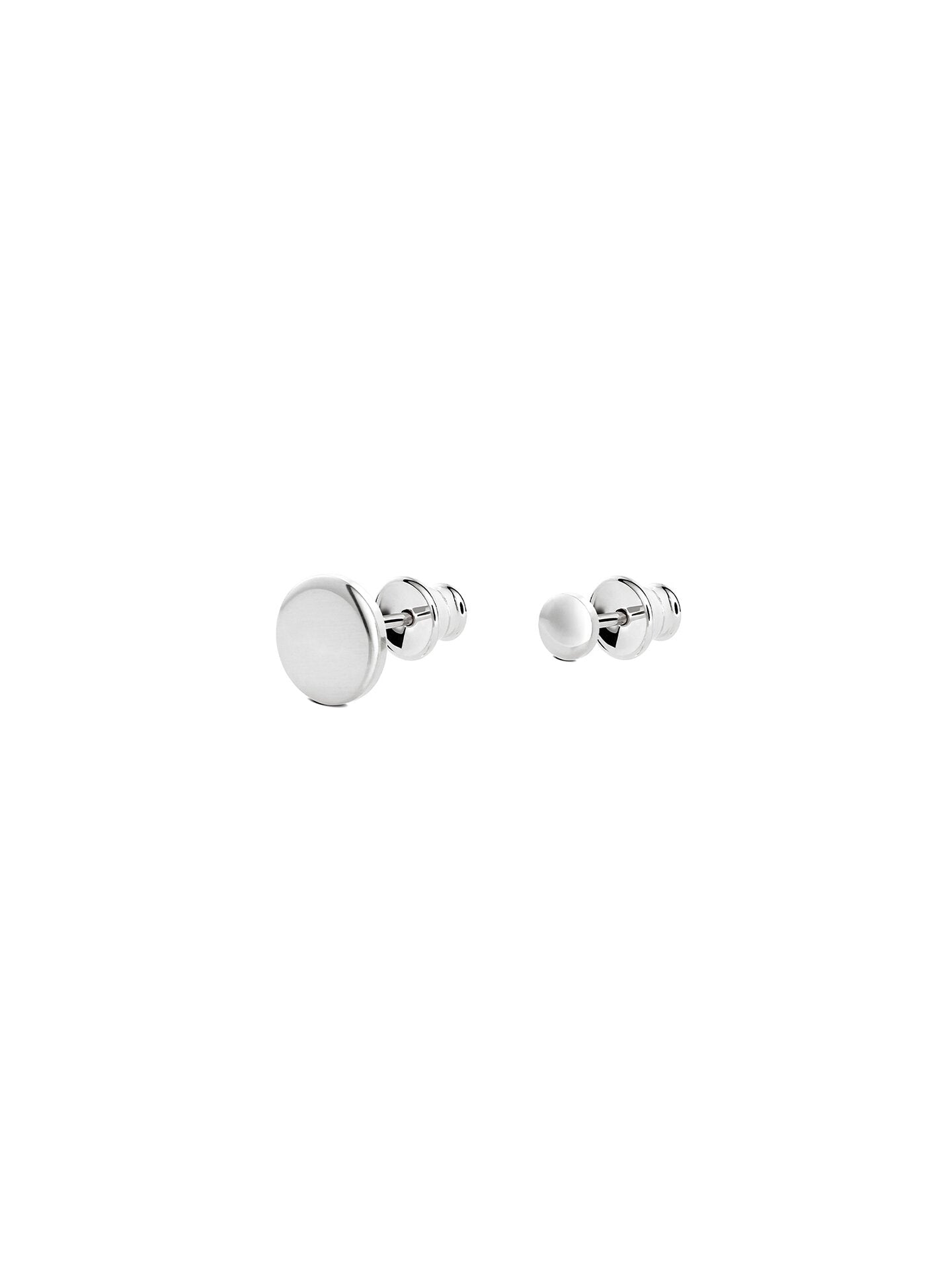 Different Twins Silver Earrings – Artistic Asymmetric Style