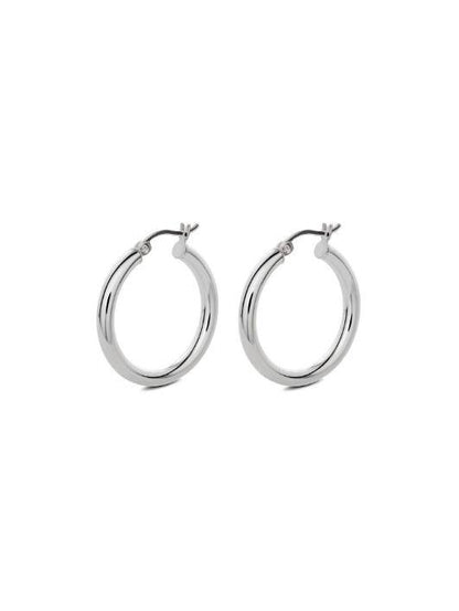 Django Silver Hoop Earrings – Contemporary Style