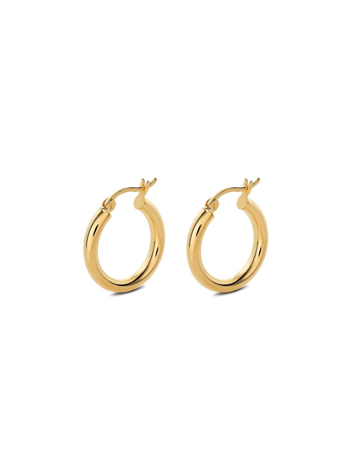 Dizzy Gold Hoop Earrings – Bold Contemporary Style