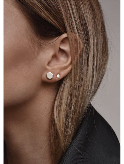 Different Twins Silver Earrings – Artistic Asymmetric Style