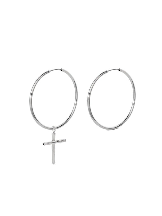 Sudraba Saint stīpiņu auskari – klasisks stils