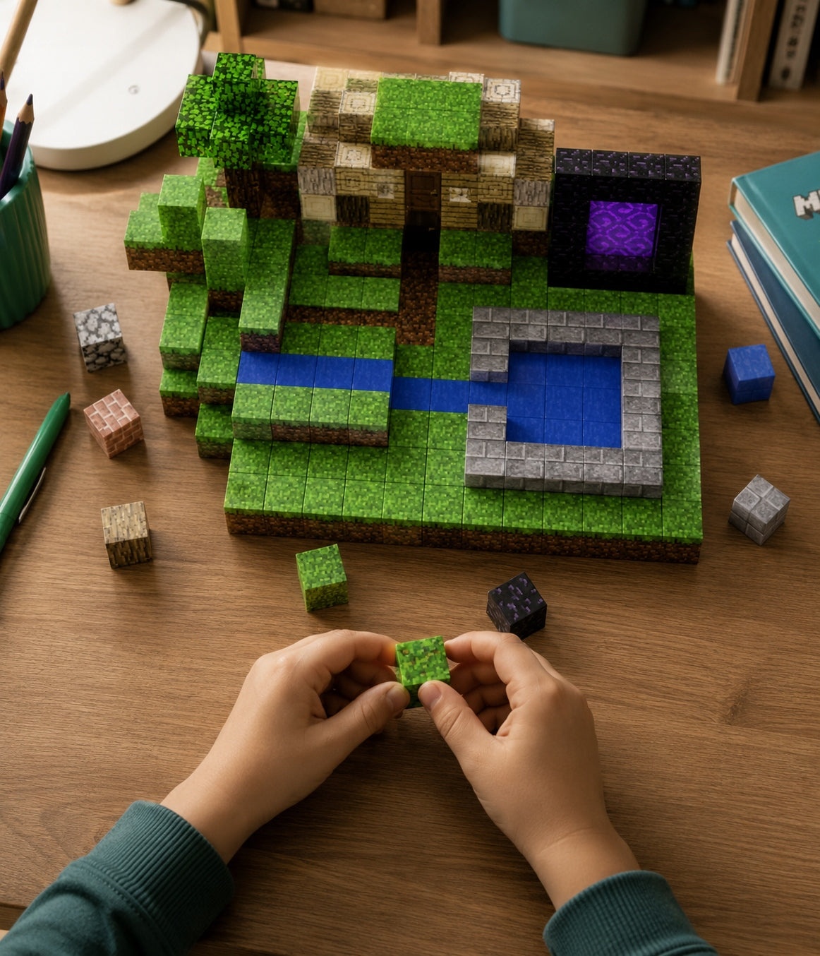 🧲 PIXEL BLOCKS – 200 magnetic building pieces