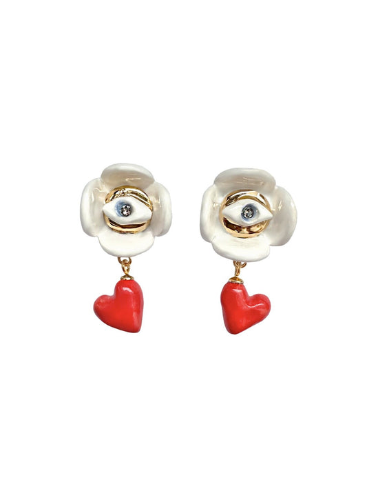 Keramikas auskari – Love Is iedvesma