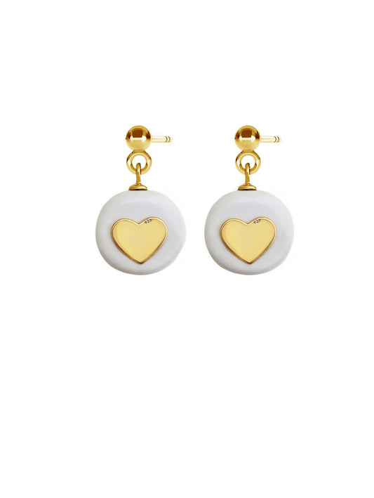 Keramikas auskari – Pure Love iedvesmots dizains