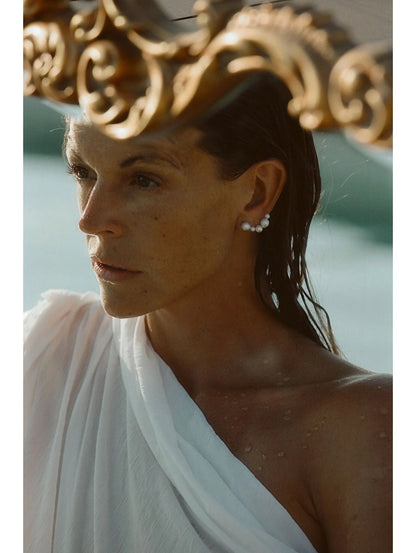 Pērļu auskari – klasiskā elegance